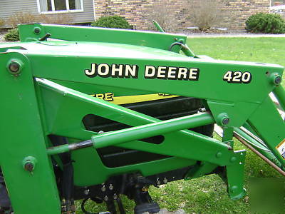 John deere 4210 hst with loader and bush hog