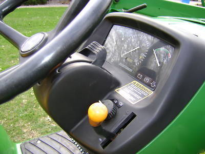 John deere 4210 hst with loader and bush hog
