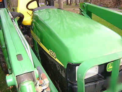 John deere 4210 hst with loader and bush hog