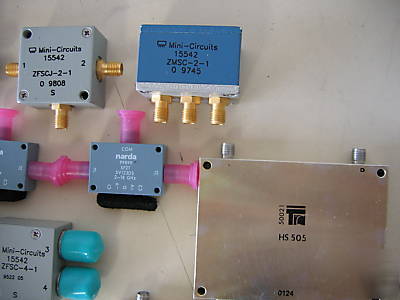 Lot of mini-circuits / narda power splitters
