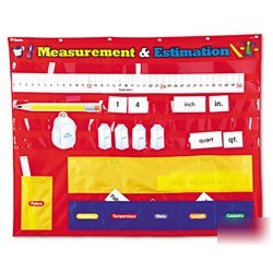 New measurement & estimation pocket chart LER2284