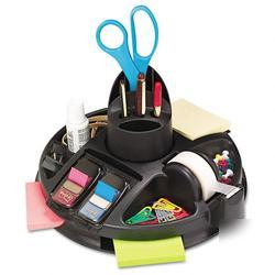 New rotary-style desk organizer, recycled, 9-1/2 dia...