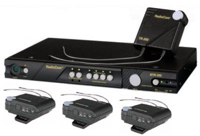 New telex btr-300 wireless intercom system 