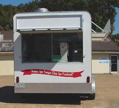 2008 custom 7.5 x 16 catering / concession trailer
