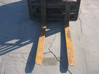 Baker 3000 lb. forklift 15' lift w/battery &charger,hd