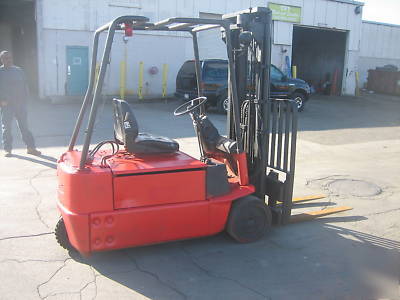 Baker 3000 lb. forklift 15' lift w/battery &charger,hd