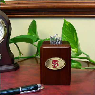 Florida state university paper clip holder