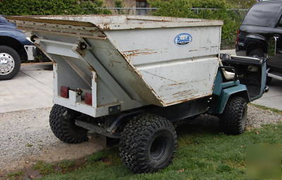 Industrial hydraulic hi dump cart gas 16HP
