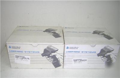 Hand held products laser wand 256K scanner + base mint