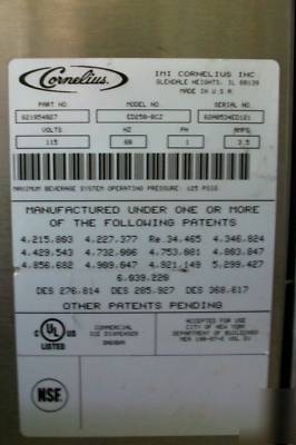 8 flavor soda fountain machine cornelius system ED250