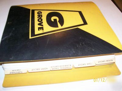 Grove RT58D crane parts manual gmc 4-53N 05/1980