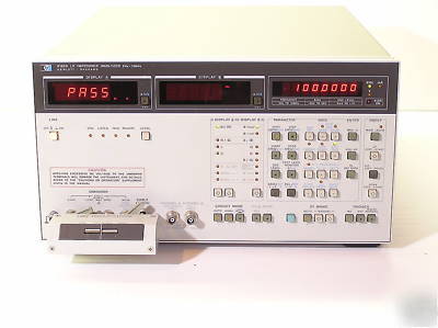 Hp 4192A lf impedance analyzer lcr with 16047A