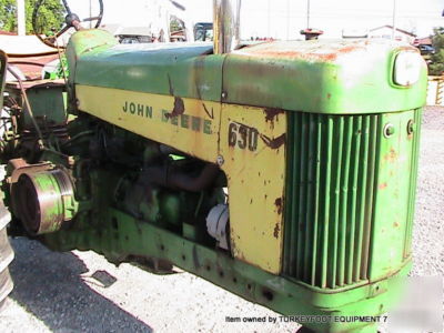John deere 630 tractor 2 cylinder gas runs great 