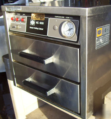 Two drawer heated holding humidity warming henny penny