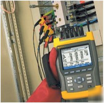 New fluke 435 3PH power quality analyzer kit - /sealed