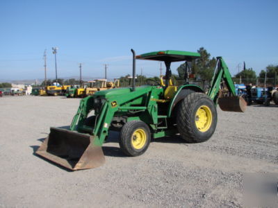 1995 john deere 5400 loader backhoe
