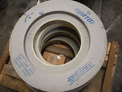 New 4 norton 24 x 3 1/4 x 12 recess grinding wheels 
