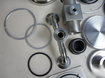 Lot of misc. vacuum flanges & covers #6328