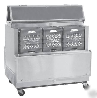New norlake air-thru dual access milk cooler AR124