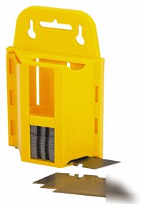 Pack of 50 utility blades with dispenser utility knife
