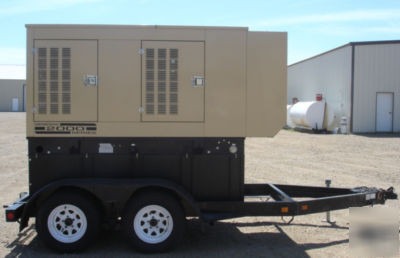 40KW generac trailer-mounted diesel generator
