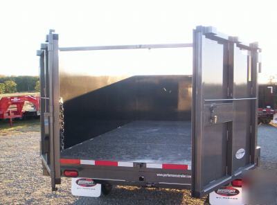 New '10 gooseneck dump trailer 8'X16' dual tandem dual