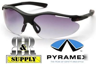 Pyramex fortress gradient grey lens safety glasses