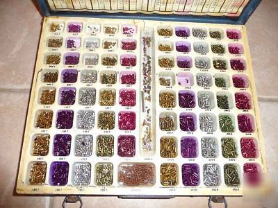 Large set of locksmith lock pins & springs