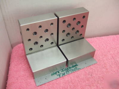 Angle plates matched pair toolmaker machinist mint 