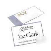 Avery-dennison rigid pin style badge holders |1 box|