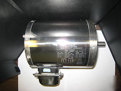 New 3/4 hp tenv ultimate stainless steel electric motor 