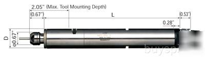Nsk nakanishi straight air motor spindle mss-2524R .98