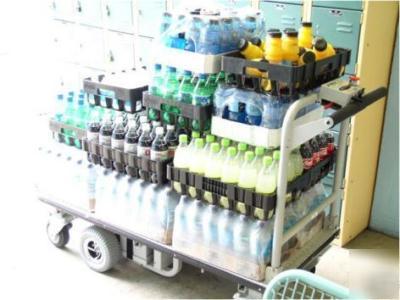 Electric material handling cart vestil motor emhc-2460