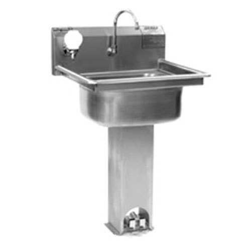 Eagle P1916 process/lavatory sink, pedestal base, foot 