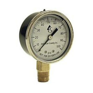 American granby 0-100 psi steel liquid filled gauge