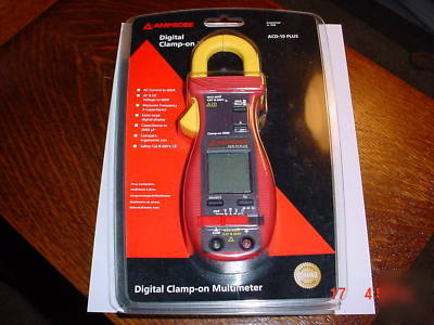 Amprobe acd-10 plus amp clamp multimeter, w case leads